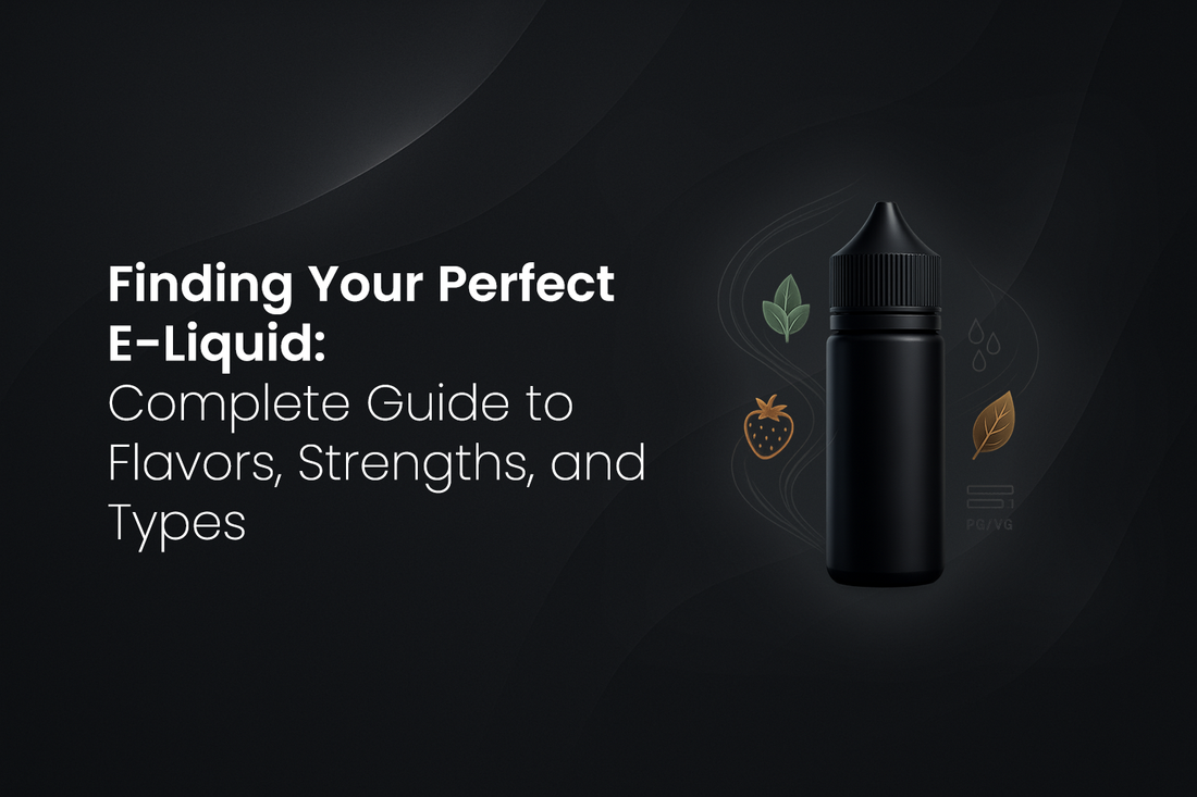 Finding Your Perfect E-Liquid: A Complete Guide to Flavors, Strengths, and Types
