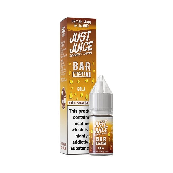 Just Juice Bar Range - Nic Salt - Cola