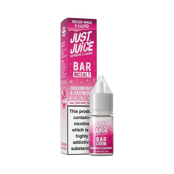 Just Juice Bar Range - Nic Salt - Dragonfruit & Raspberry