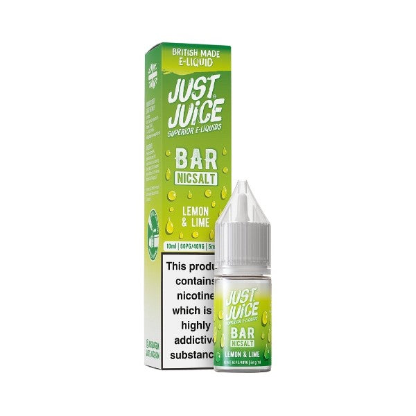 Just Juice Bar Range - Nic Salt - Lemon & Lime
