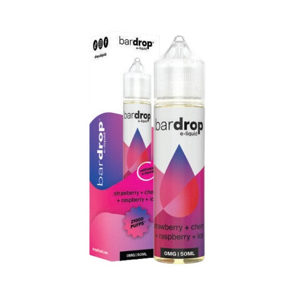 Bar Drop E-Liquid - 50ml - Strawberry Cherry Raspberry Ice