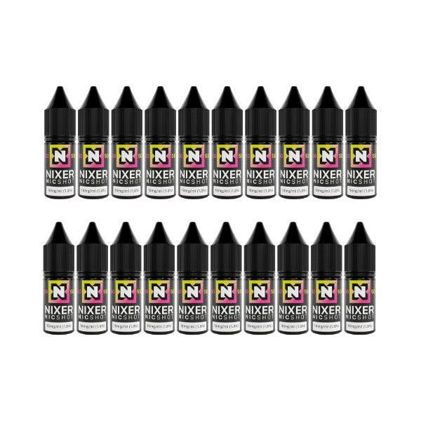 Nic Shot - 5050 Freebase Shot - 20 Pack