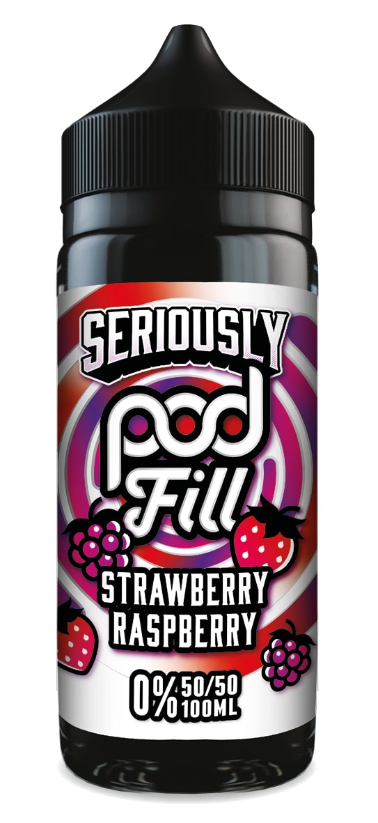 Seriously Pod Fill - 100ml - Strawberry Raspberry