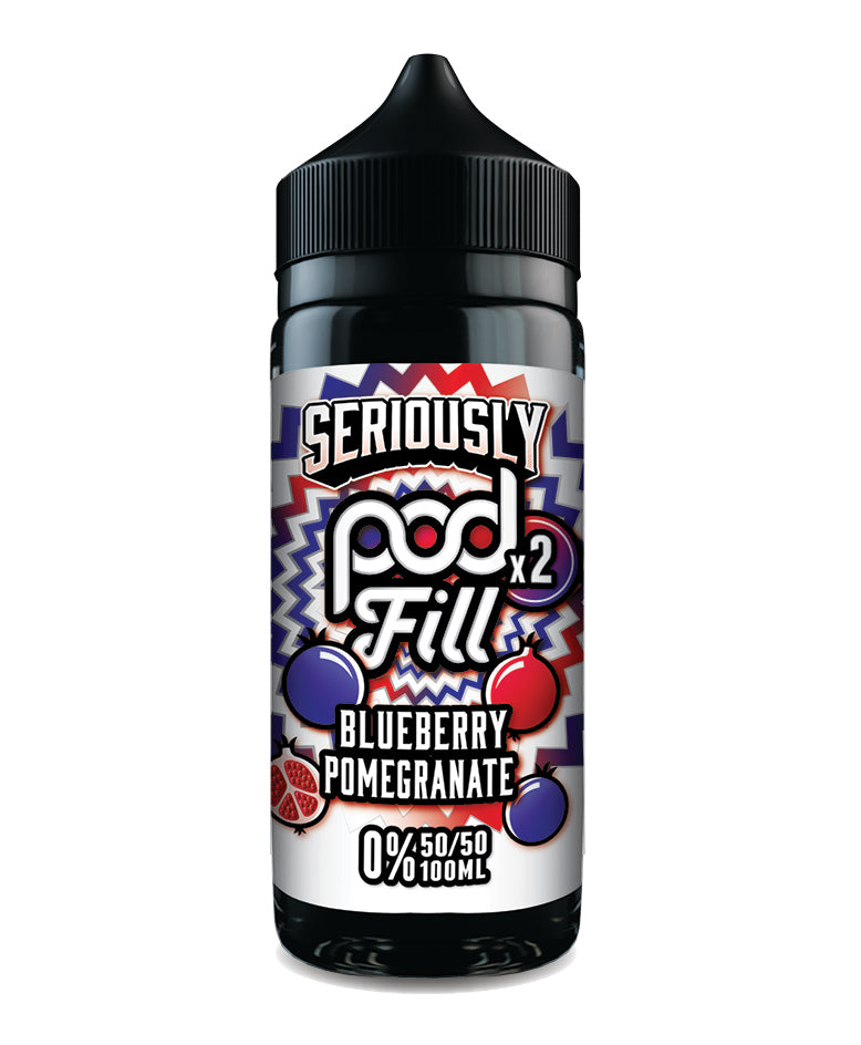 Seriously Pod Fill 2 - 100ml - Blueberry Pomegranate