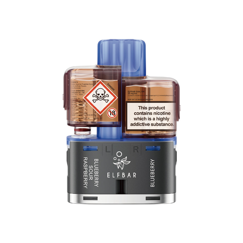 Elf Bar Dual 10K Pod & Refill - Blueberry Edition