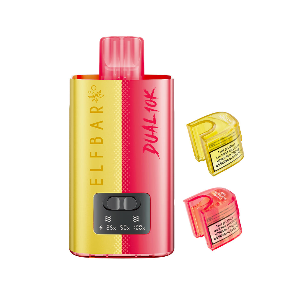 Elf Bar Dual 10K Pod Kit - Raspberry Edition