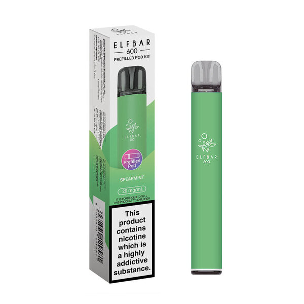 Elf Bar 600 Pre Filled Pod Kit - Spearmint