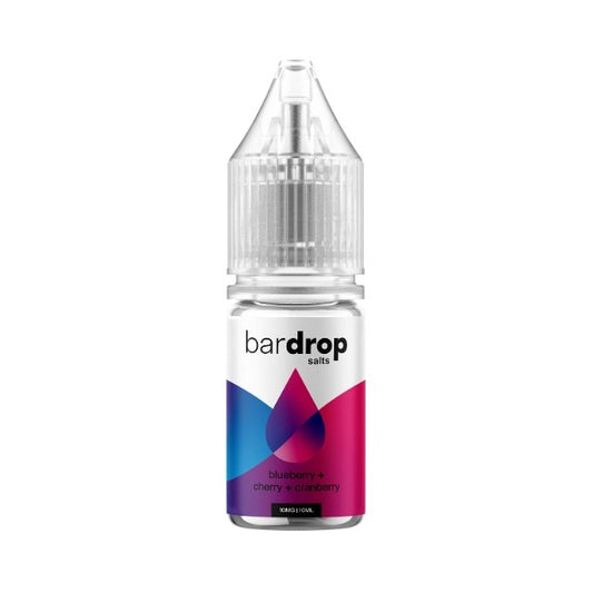Bar Drop - Nic Salt - Blueberry  Cherry  Cranberry 