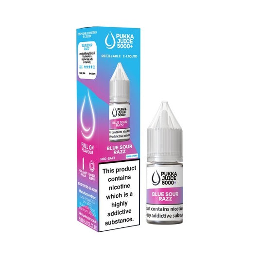 Pukka Juice 5000 - Nic Salt - Blue Sour Razz 