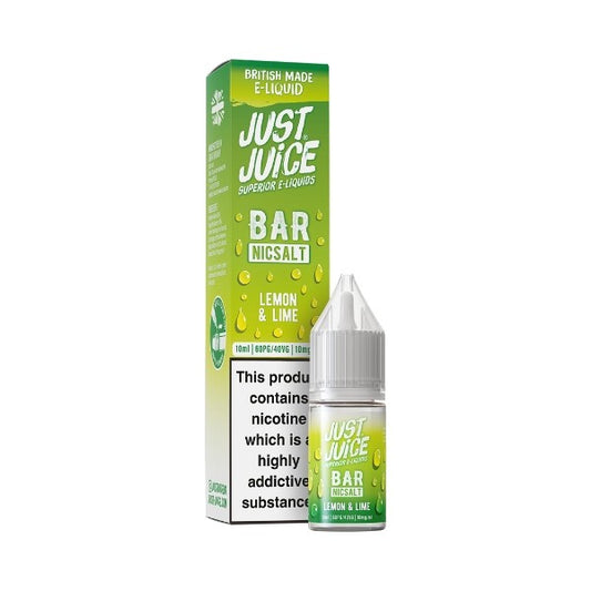 Just Juice Bar Range - Nic Salt - Lemon & Lime 