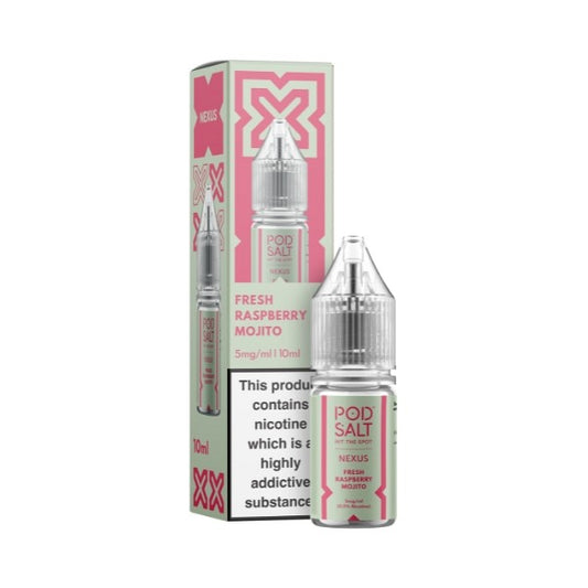Pod Salt Nexus - Nic Salt - Fresh Raspberry Mojito 