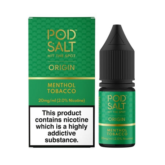 Pod Salt Origin - Nic Salt - Menthol Tobacco 
