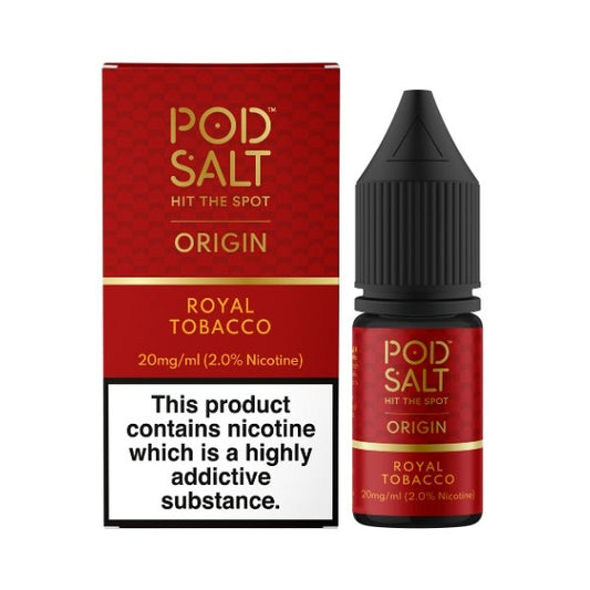 Pod Salt Origin - Nic Salt - Royal Tobacco 