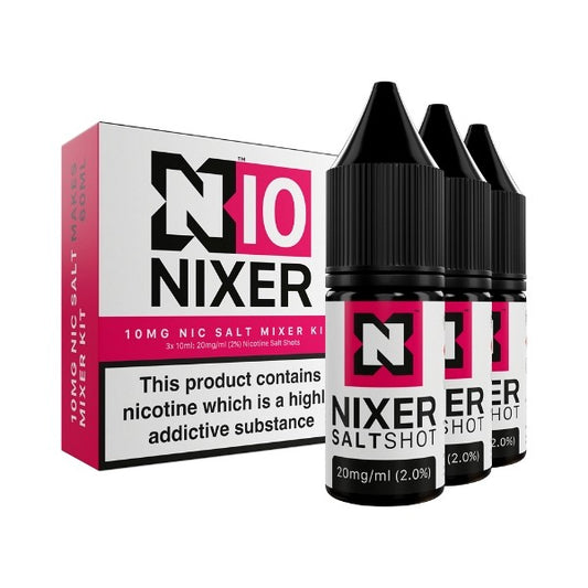 Nic Shot - Salt 10mg - 3 Pack