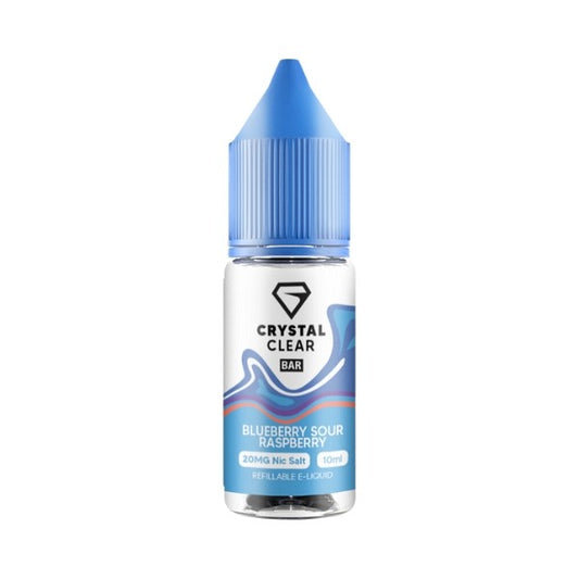 Crystal Clear Bar Salt - Nic Salt - Blueberry Sour Raspberry 