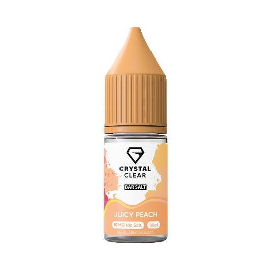 Crystal Clear Bar Salt - Nic Salt - Juicy Peach 