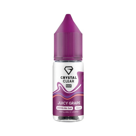 Crystal Clear Bar Salt - Nic Salt - Juicy Grape 