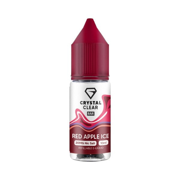 Crystal Clear Bar Salt - Nic Salt - Red Apple Ice 