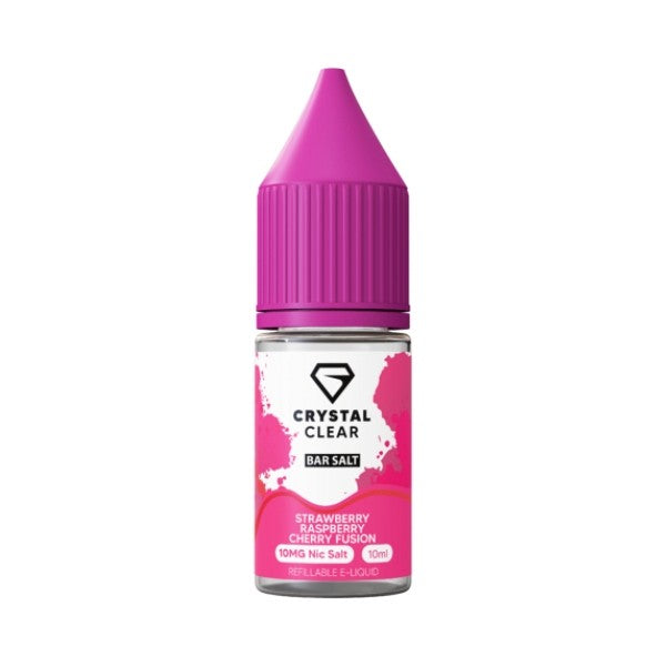 Crystal Clear Bar Salt - Nic Salt - Strawberry Raspberry Cherry Fusion 