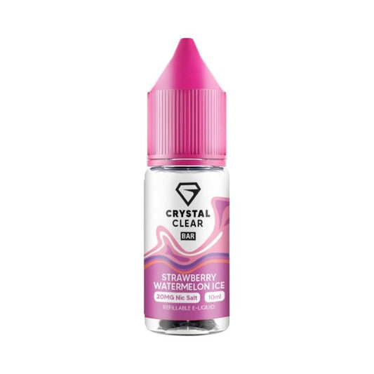 Crystal Clear Bar Salt - Nic Salt - Strawberry Watermelon Ice 
