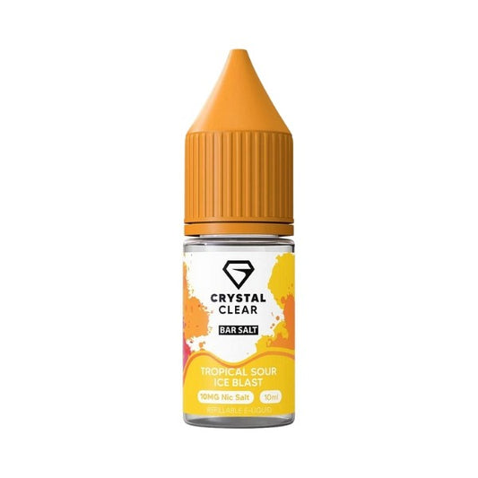 Crystal Clear Bar Salt - Nic Salt - Tropical Sour Ice Blast 