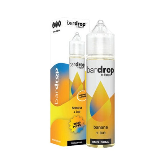 Bar Drop E-Liquid - 50ml - Banana  Ice