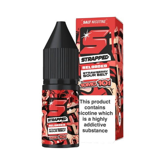 Strapped Reloaded - Nic Salt - Strawberry Sour Belt 