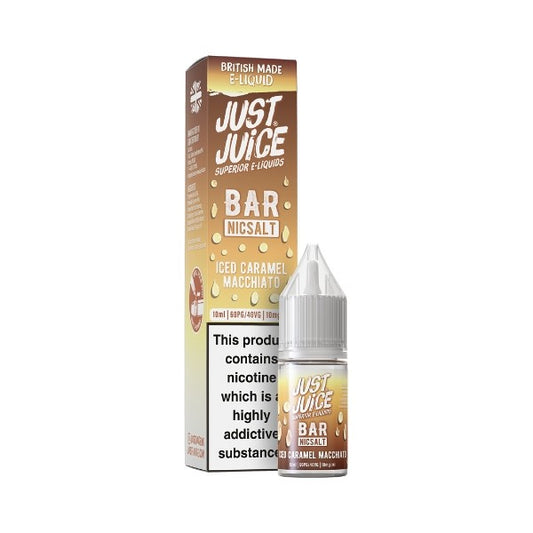 Just Juice Bar - Nic Salt - Iced Caramel Macchiato 