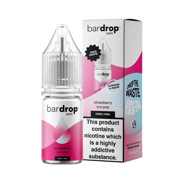 Bar Drop Salts - Nic Salt - Strawberry Ice Pop 