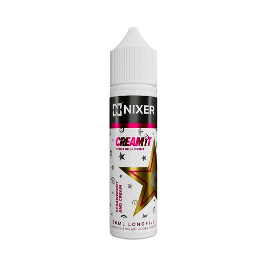 Nixer X Cream It - 30ml - Strawberry and Cream - Longfill