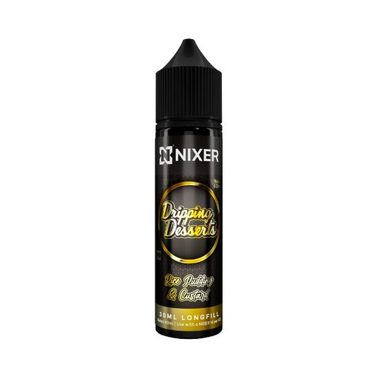 Nixer X Dripping Desserts - 30ml - Rice Pudding & Custard - Longfill