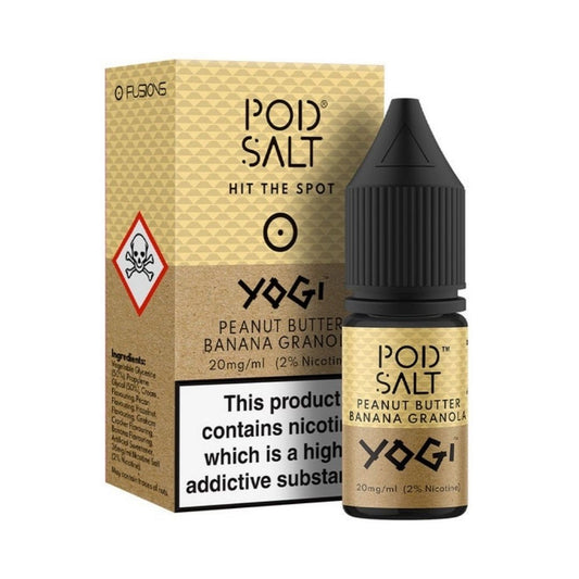 Pod Salt Fusion - Nic Salt -  Yogi Peanut Butter Banana Granola 