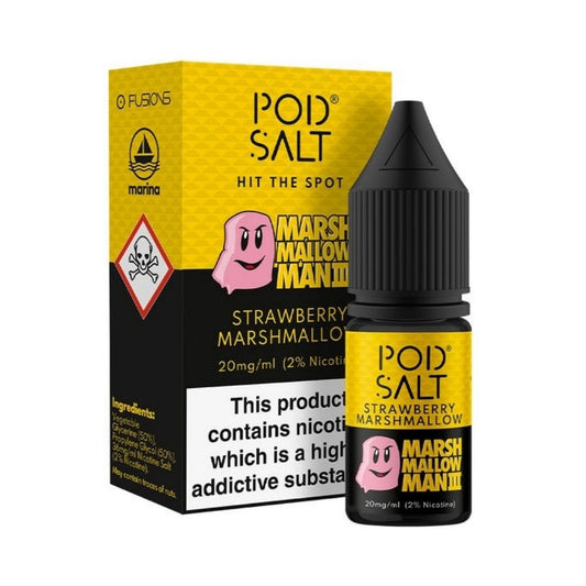 Pod Salt Fusion - Nic Salt -  Marina Marshmallow Man 3 