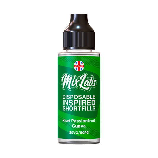 100ml Shortfill - Kiwi Passionfruit Guava