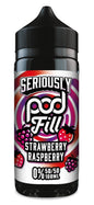 Seriously Pod Fill - 100ml - Strawberry Raspberry
