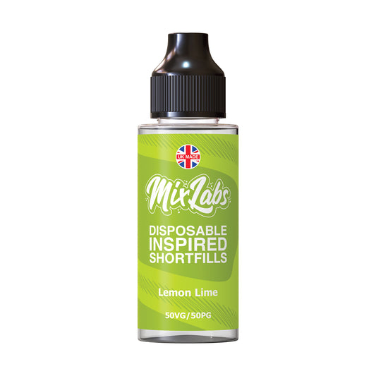 100ml Shortfill - Lemon Lime