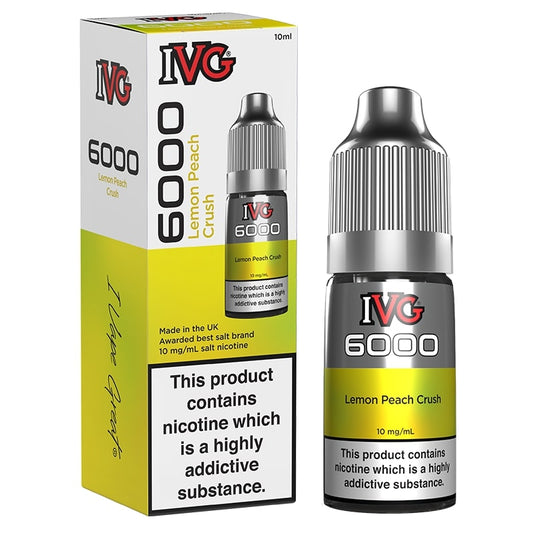 IVG 6000 - Nic Salt - Lemon Peach Crush 