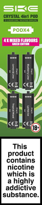 SKE CRYSTAL 4in1 Replacement Pre Filled Pods - 4 Pack 