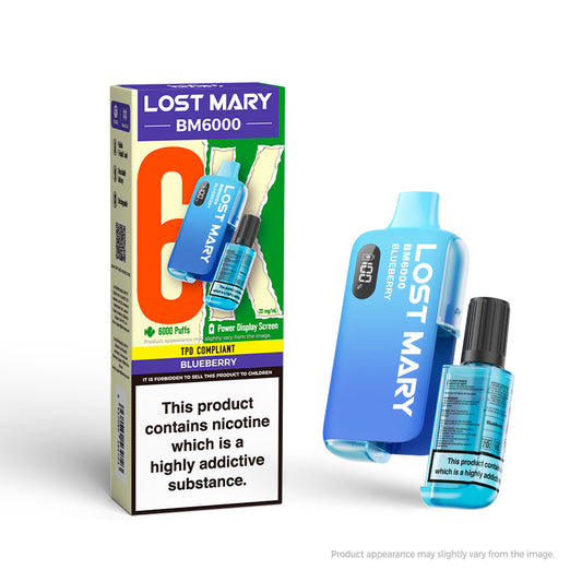 Lost Mary BM6000 Rechargeable Pod Kit - Blueberry 