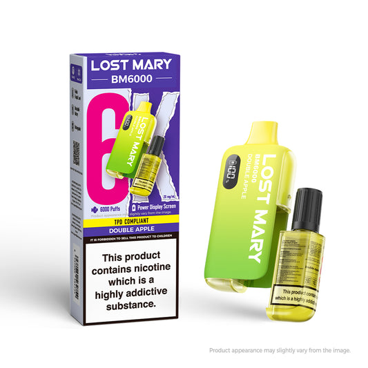 Lost Mary BM6000 Rechargeable Pod Kit - Double Apple 