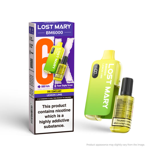 Lost Mary BM6000 Rechargeable Pod Kit - Lemon and Lime 