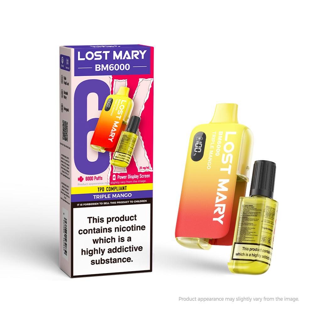 Lost Mary BM6000 Rechargeable Pod Kit - Triple Mango 