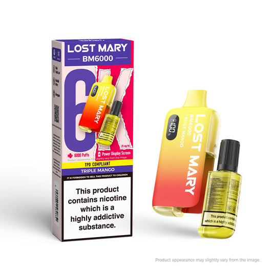 Lost Mary BM6000 Rechargeable Pod Kit - Triple Mango 