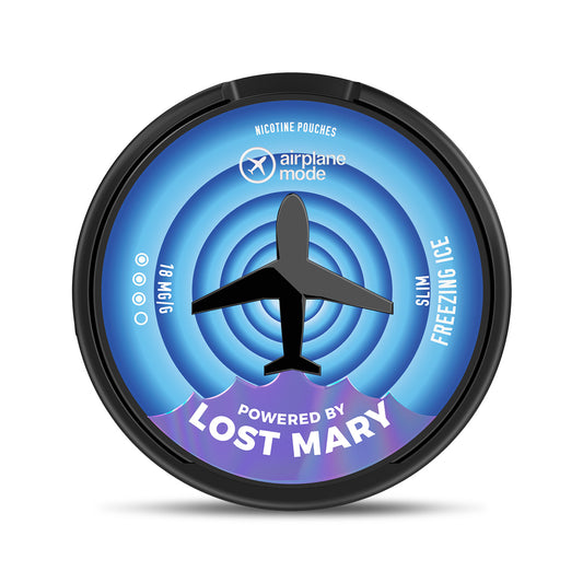 Airplane Mode Powered By Lost Mary Nicotine Pouch - Freezing Ice