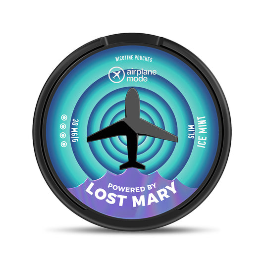Airplane Mode Powered By Lost Mary Nicotine Pouch - Ice Mint 
