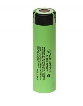 Panasonic NCR18650B - 18650 Battery - 3350mAh - 5A - Max 13W Single  Max 26W Dual