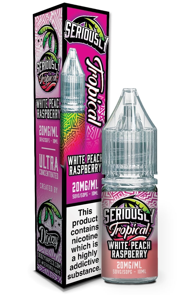 Seriously Tropical - White Peach Raspberry 