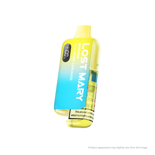 Lost Mary BM6000 Rechargeable Pod Kit - Acai Berry Lemonade 