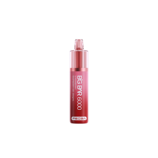 Feoba Big Bar 6000 Rechargeable Pod Kit - Strawberry Raspberry Ice 
