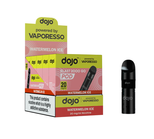 DOJO BLAST 2000 Go Pod & Refill Powered by Vaporesso - Watermelon Ice 